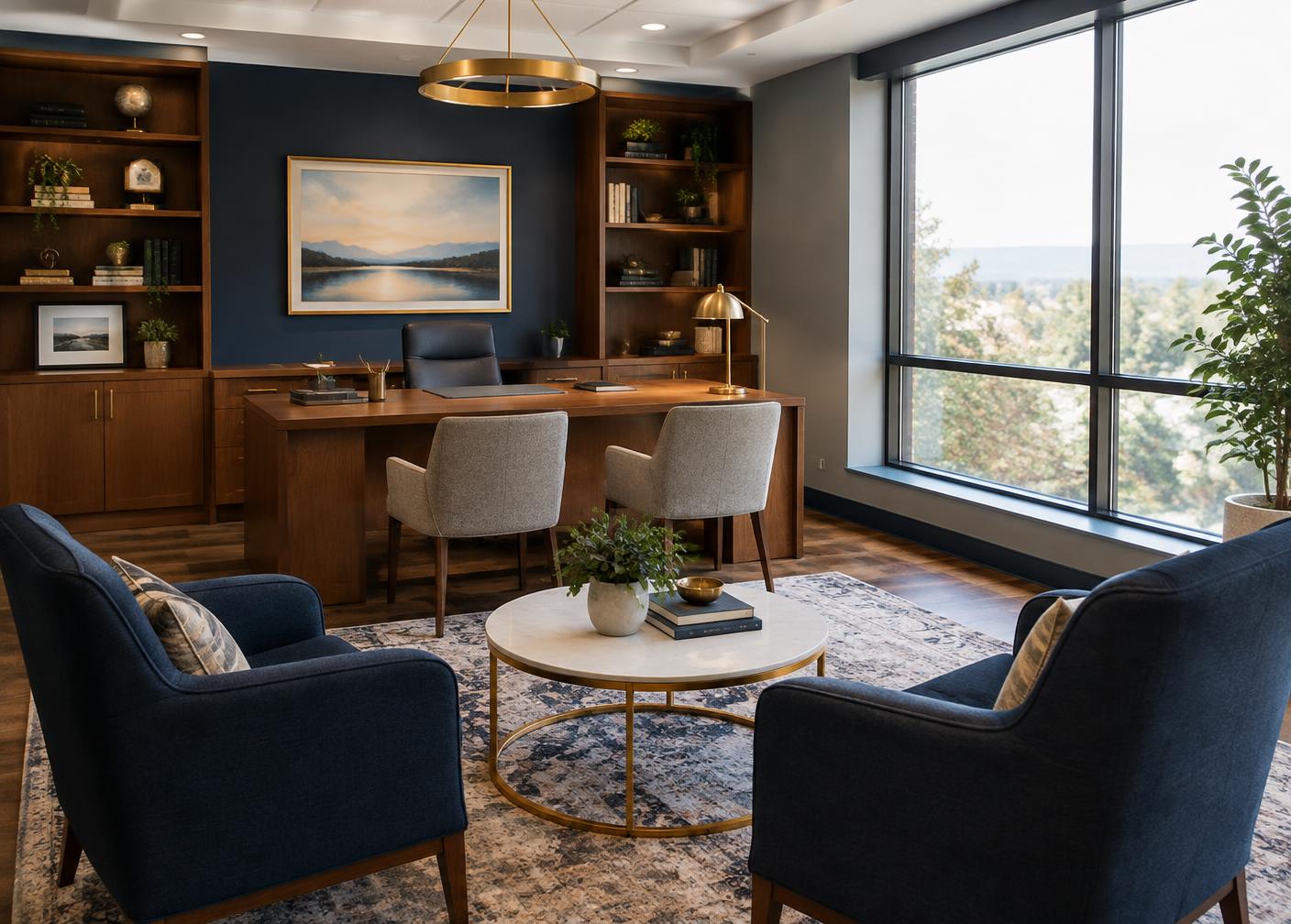 Agency office meeting space